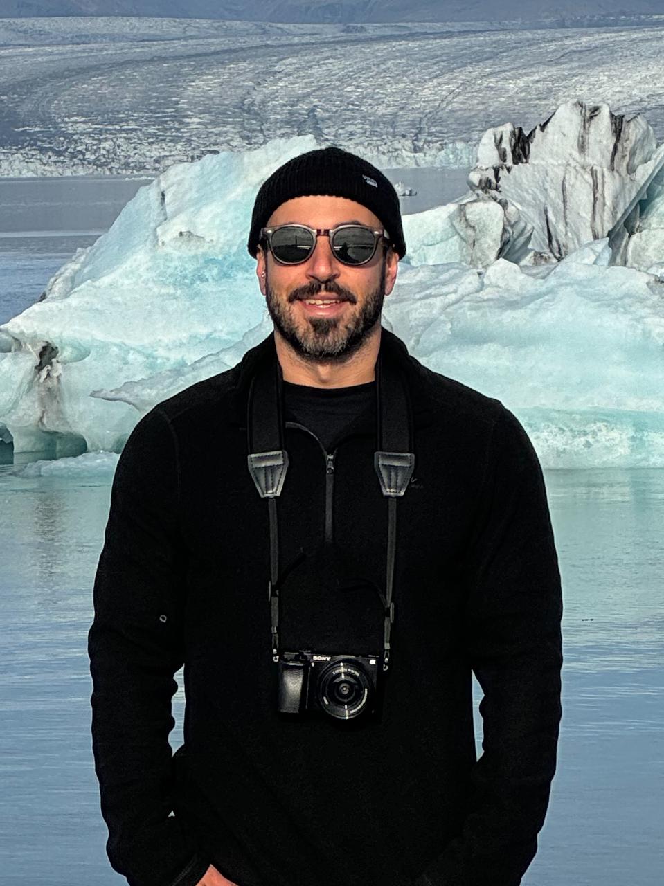 Diego Velasco na Islândia com câmera Sony