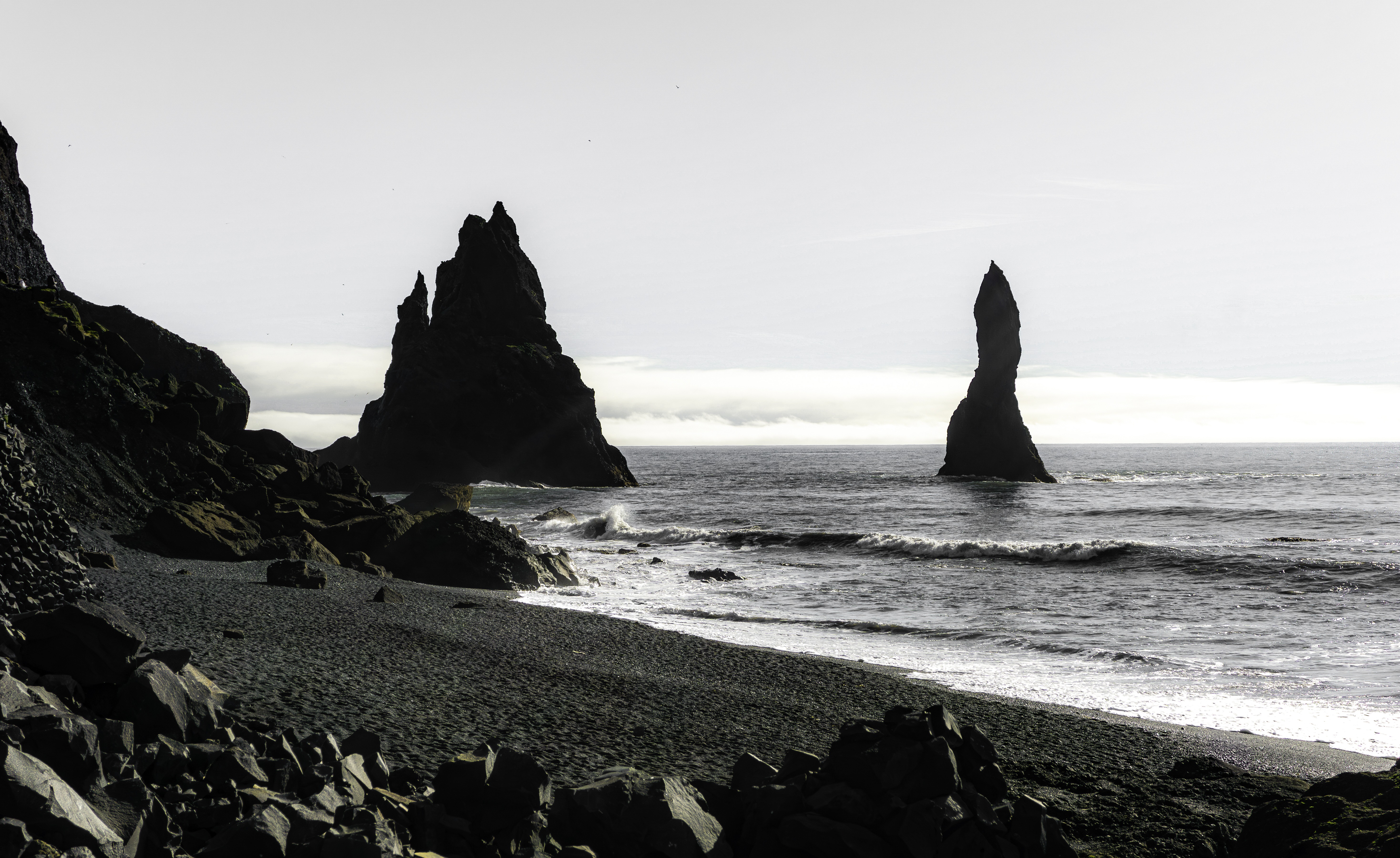 Praia de areia negra Reynisfjara, Islândia — Diego Velasco